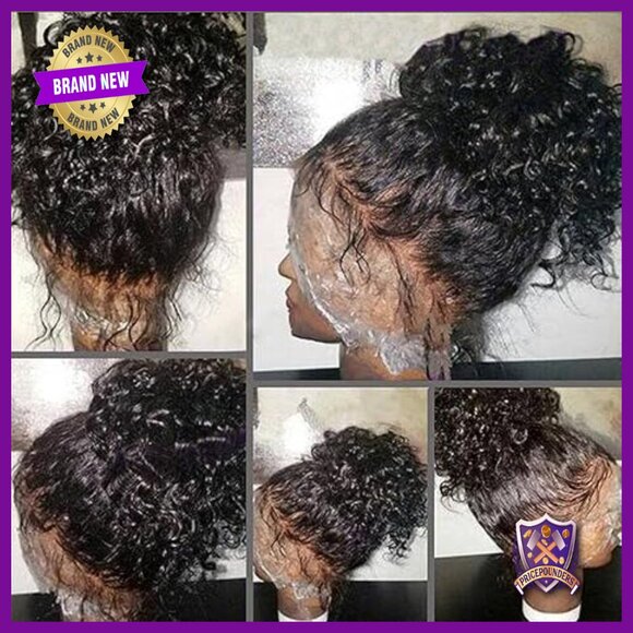 13x6 Lace Front Brazilian Human Hair Wig Pre-Plucked 16 Inch 150 Density